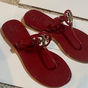 Tory Burch Glossy Red Sandals